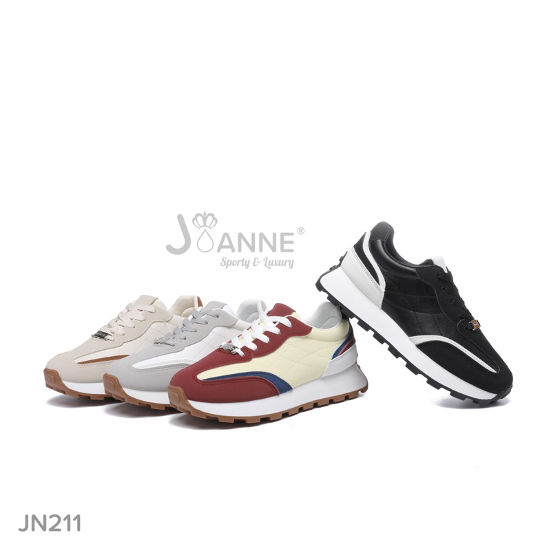 [ORIGINAL] JOANNE Leather Sport Sneakers Shoes Sepatu Wanita #JN211