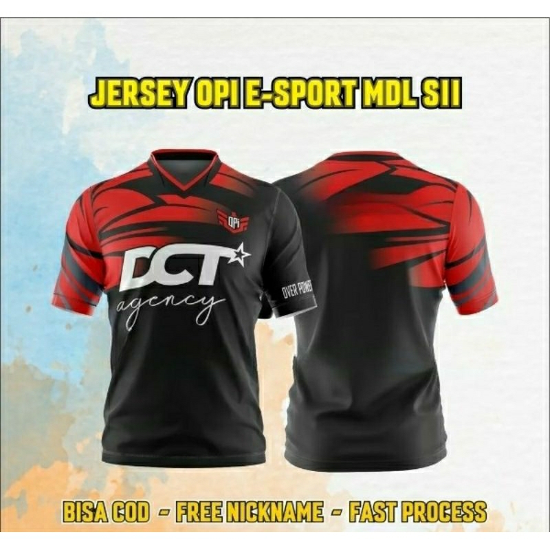 JERSEY KAOS OPI ESPORT 2023 FREE CUSTOM NICKNAME