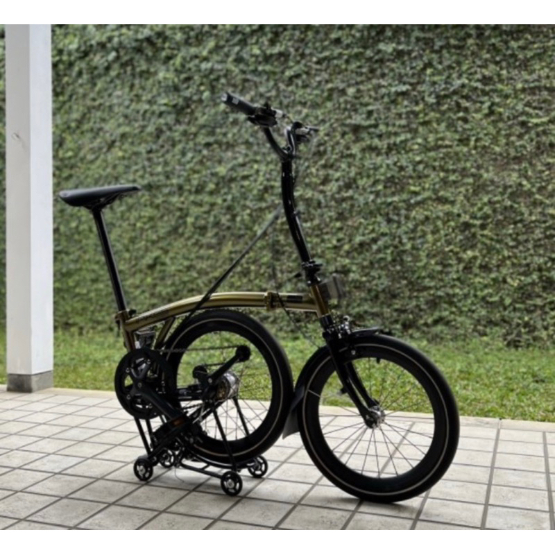 sepeda lipat element pikes gen 2 goldie limited edition