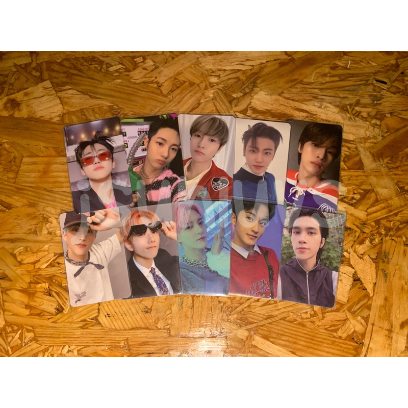 [baca deskripsi] PHOTOCARD NCT OFFICIAL jaemin jisung agent mark mixtape universe glitch mode
