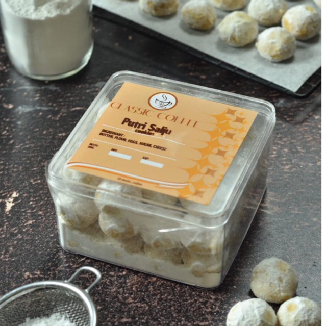 

*Classic Coffee* Putri Salju Cookies Kue Kering Premium snack