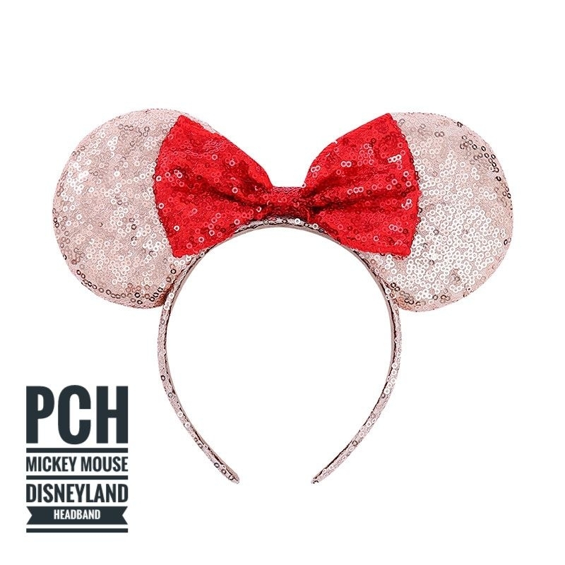 Bando Mickey Mouse Jumbo Disneyland Premium Quality / BANDO MIKI / BANDO Disney Glitter / Mickey Mouse Disney Headband Bando Anak Aksesoris Rambut
