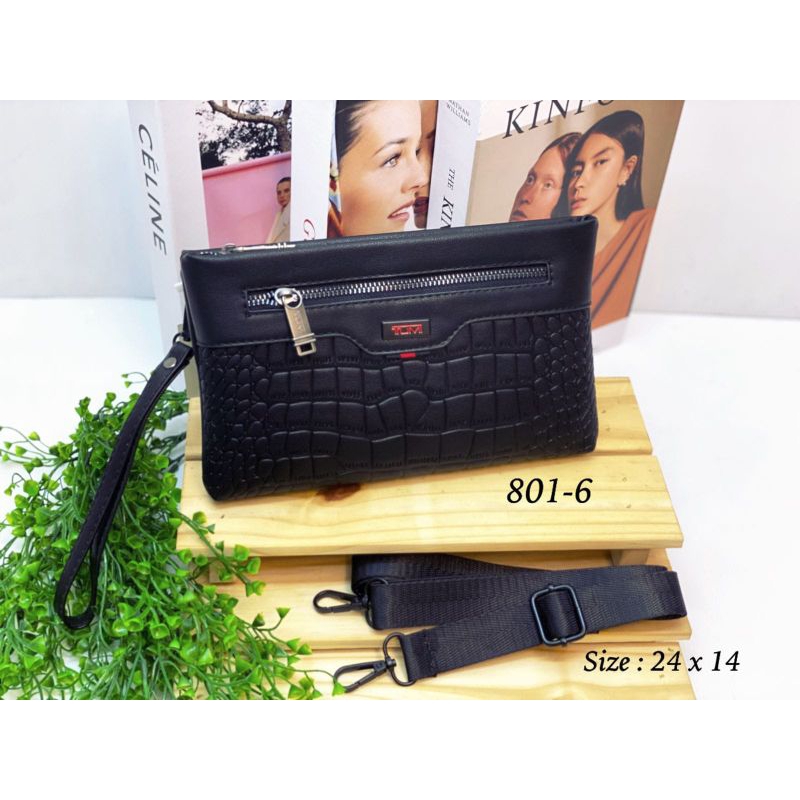 Tas Selempang / Clutch Pria Wanita Unisex kode 801 Import