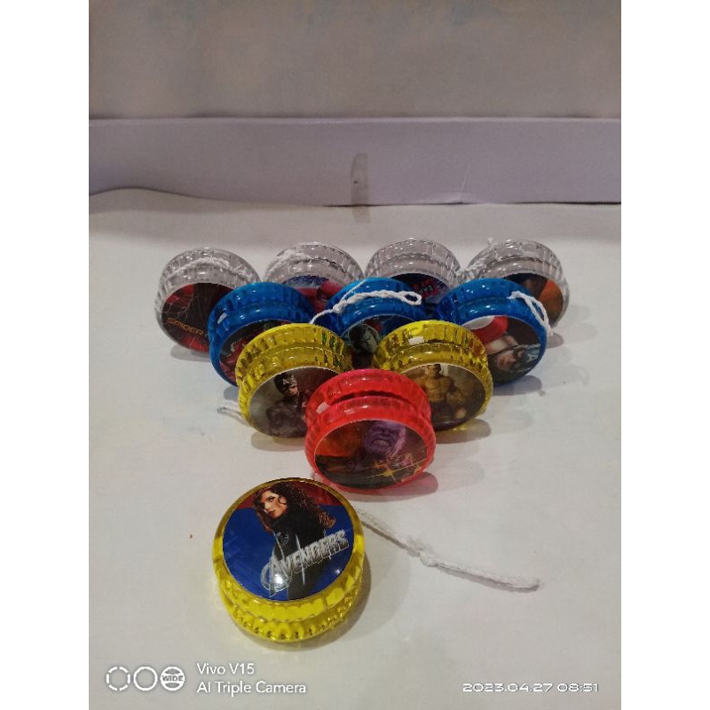 mainan jadul yoyo mainan yoyo lampu murah yoyo karakter lampu