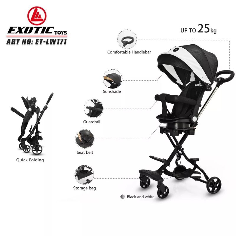 Stroller Travelling Kereta Bayi Pasific Lw938 &amp; Micro Trike Exotic ET LW 171