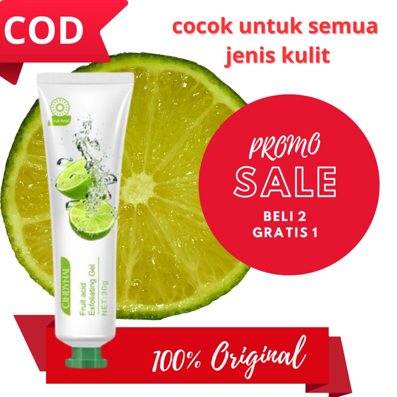 Promo Beli 2 gratis 1 Cindynal Gel Exfoliasi Perontok Daki Efektif Menghilangkan Pori Besar Pada Kulit Wajah Sampai Meronah Glowing