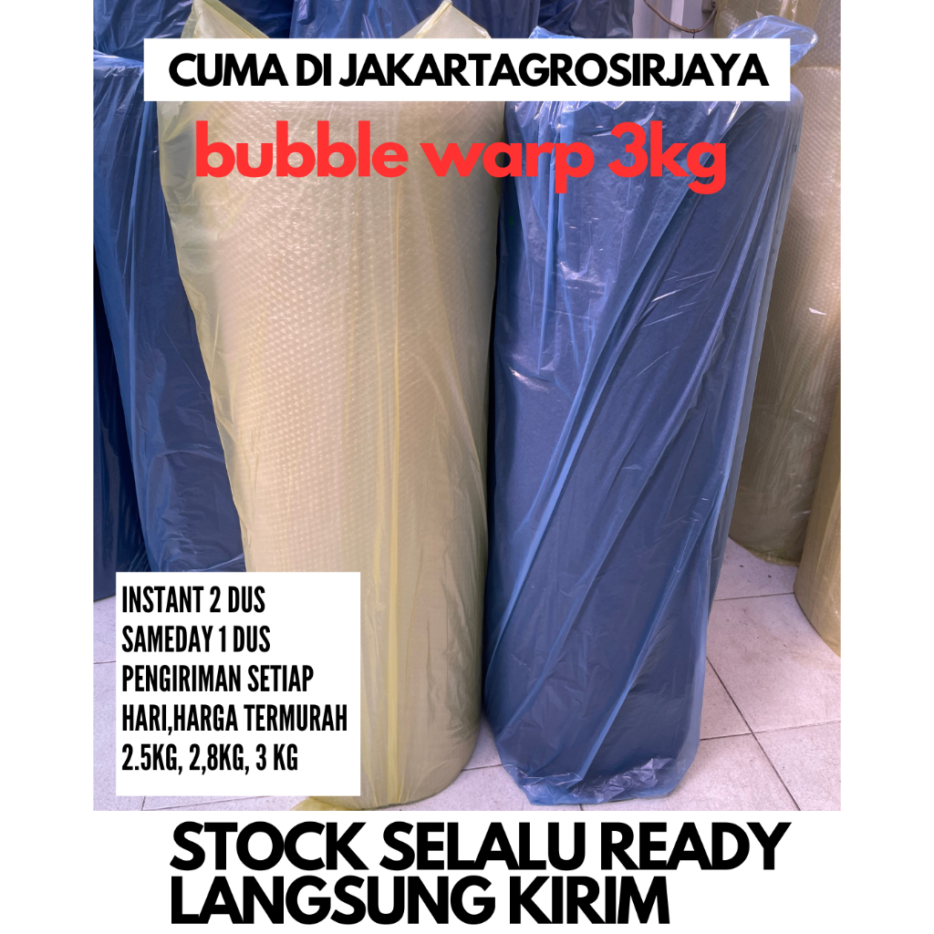 

PLASTIK BUBBLE WRAP MURAH PREMIUM 125 CM X 50 M