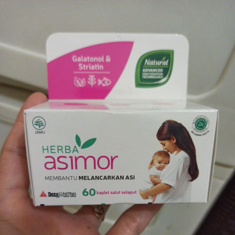 Herba Asimor Jamu Pelancar ASI Booster Strip dan Box 60 Melancarkan ASI vitamin ibu menyusui