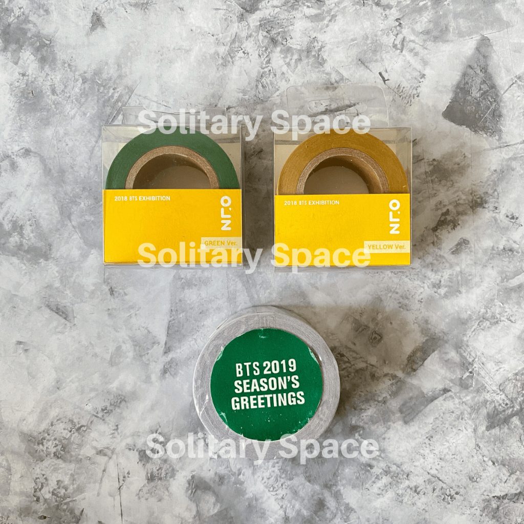 

OFFICIAL BTS Masking Tape Oneul Exhitbion and 2019 Season Greetings - Sticker Season's Greeting SG Merch