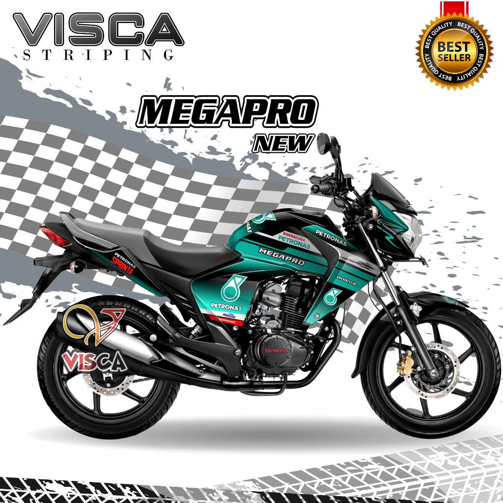 Decal Megapro New Full Body - Stiker Megapro New - Dekal Megapro New Full Body - Striping Megapro Ne