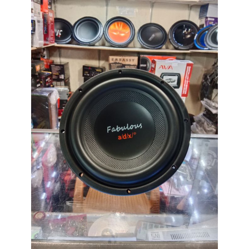 Subwoofer ADX Fabulous 10inch Doublecoil 400watt Audio mobil