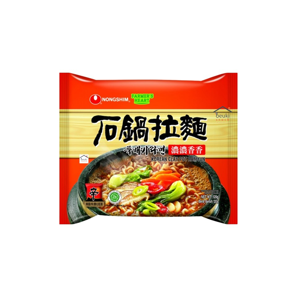

Nongshim Korean Clay Pot Ramyun Mie Instan Kuah khas Korea