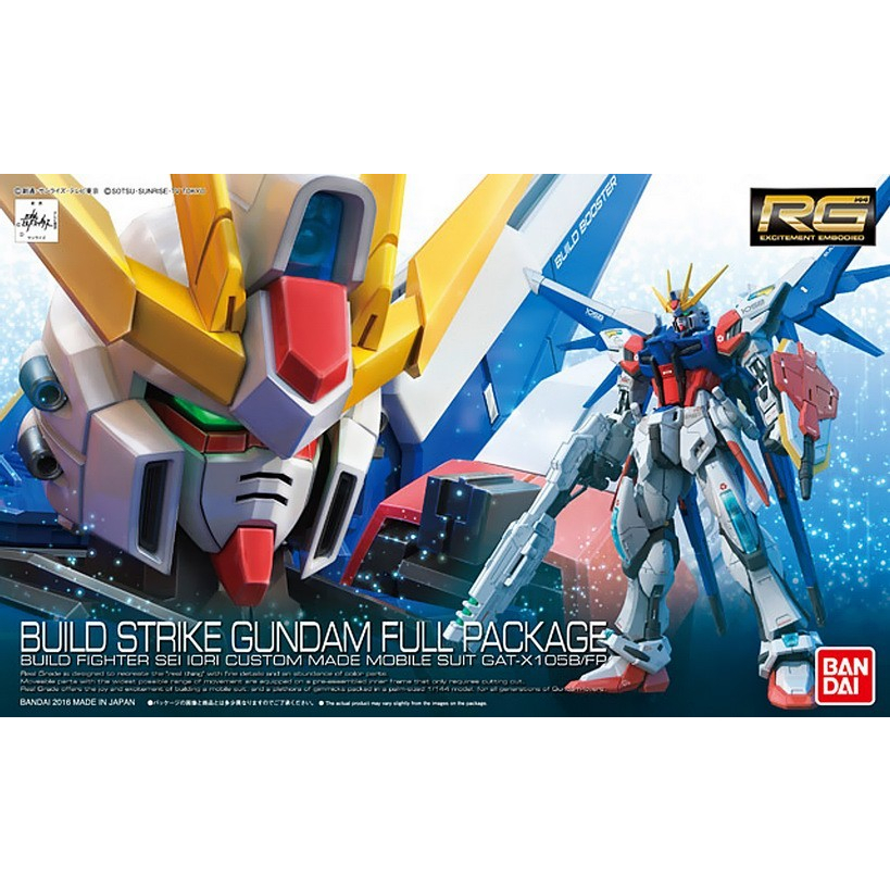 RG Build Strike Gundam Full Package ORI BANDAI NEW HADIAH ULANG TAHUN HADIAH BIRTHDAY GIFT