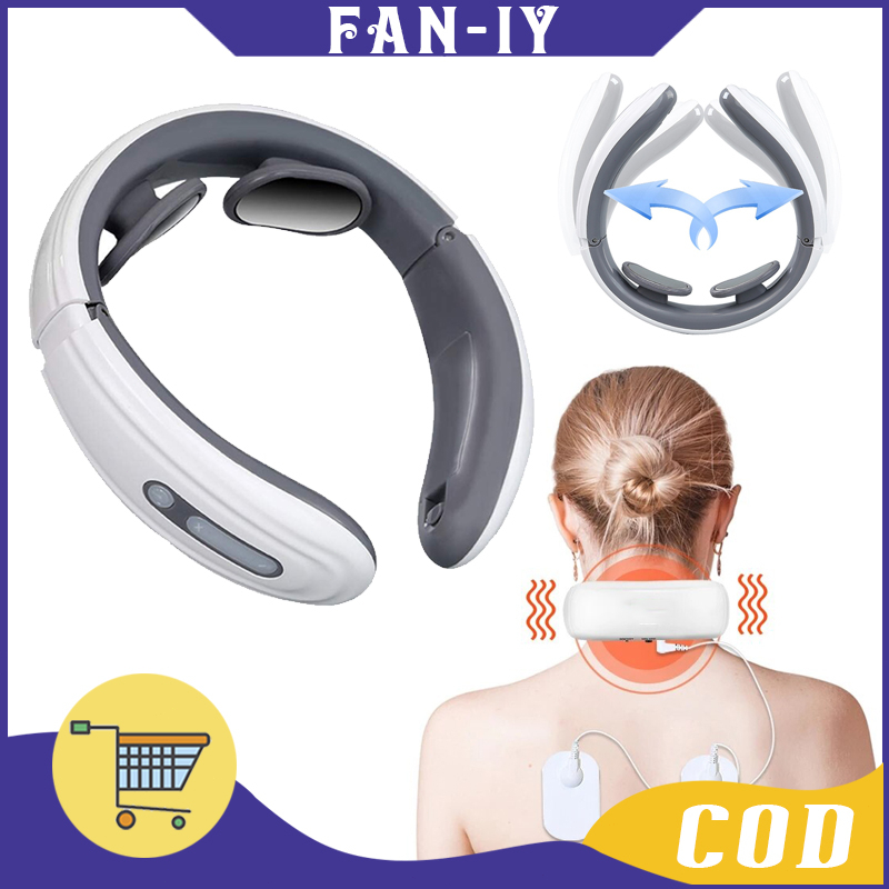 Meredakan Rasa Sakit Pijat Leher Electric Electric Pulse Massage Alat Pijat Leher Elektrik Versi Bat