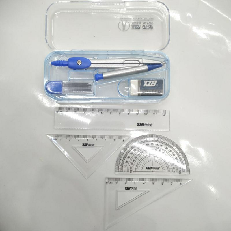 Jangka Fullset Penggaris - Mq1062 - Math set