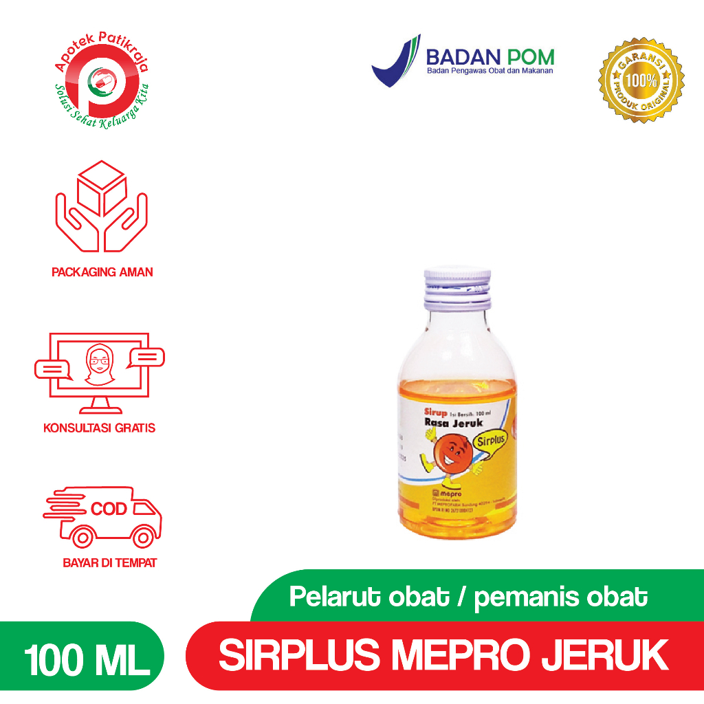 SIRPLUS MEPRO 100ML ALL RASA VARIAN