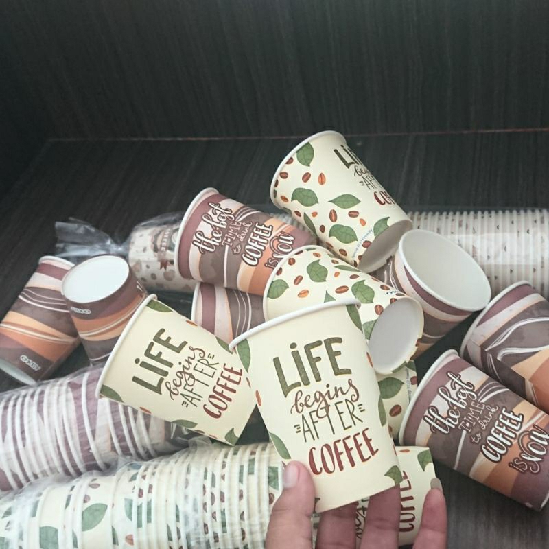 Paper Cup Kertas Tahan Panas 80oZ Cup Kopi