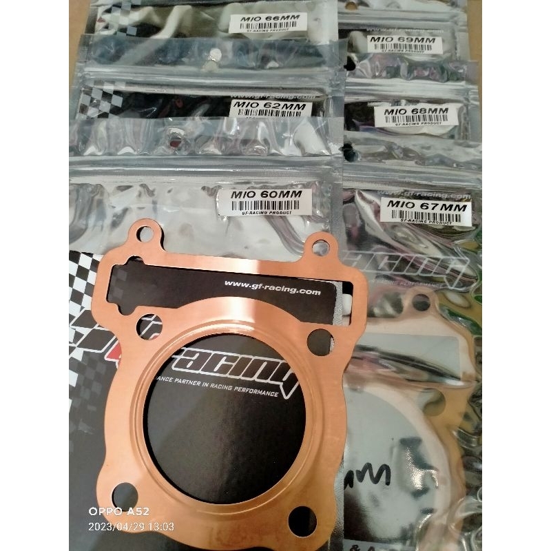 paking tembaga mio diameter 58 59 60 61 62 63 64 65 66 67 68 69