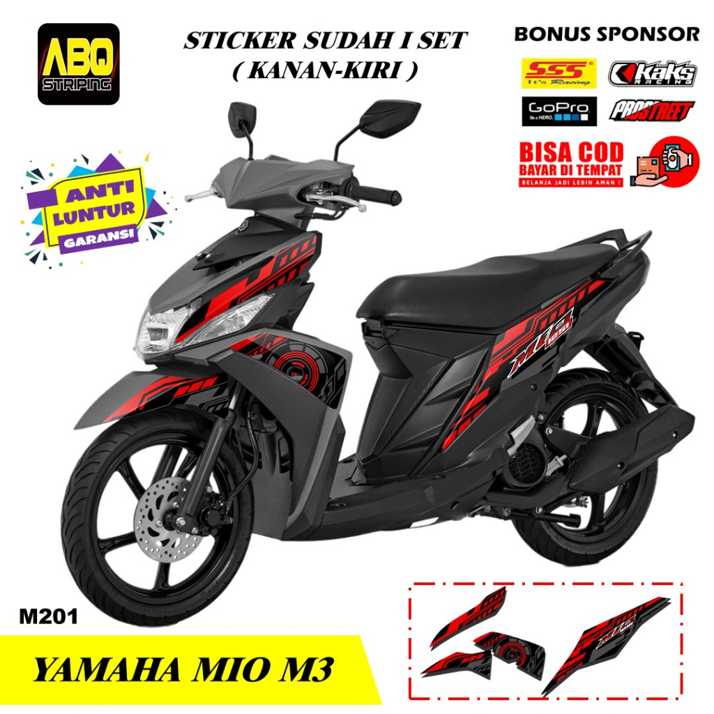 Striping Stiker Yamaha MIO M3 MIO Z MIO 125