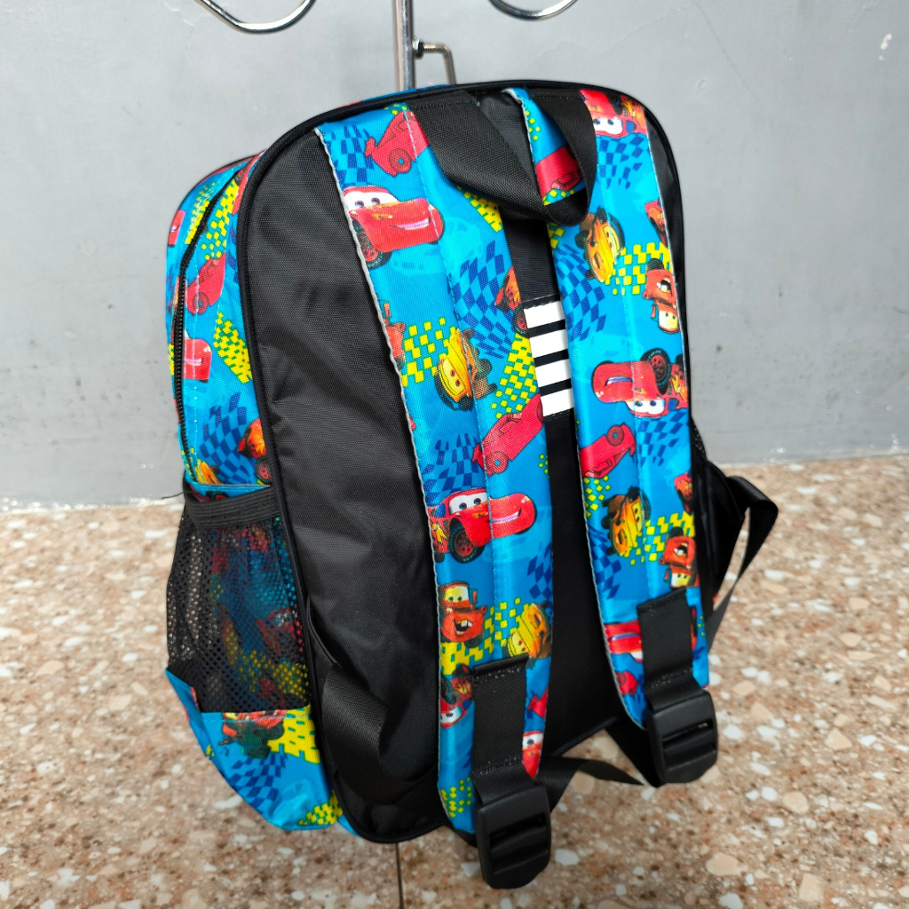 Tas Ransel Backpack Sekolah Anak Laki Laki PAUD TK Alto Mobil Super Cars