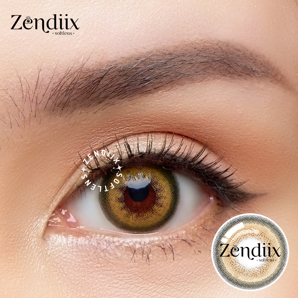 Softlens I-DOL MADE Warna SKIN BEIGE 14.5mm Normal Minus