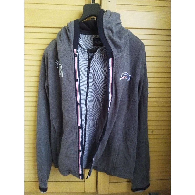 Zip Kancing Hoodie Nicole Club For Men