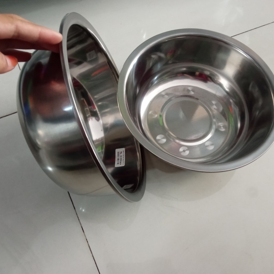 Baskom Stainless Happy Bird 24cm 26cm 28cm