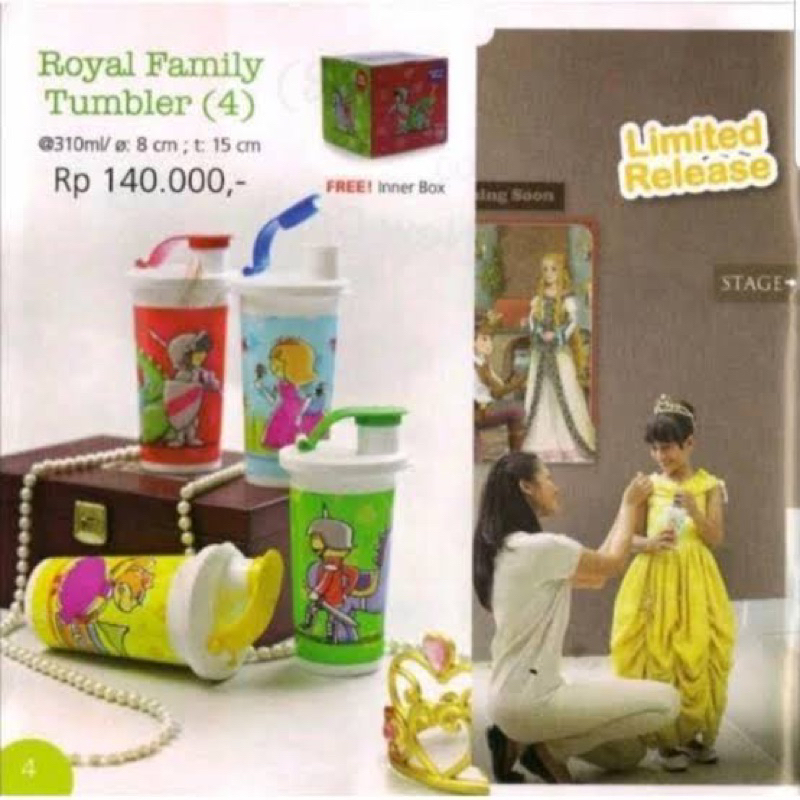 Tupperware Royal Family Tumbler Botol Minum Bottle