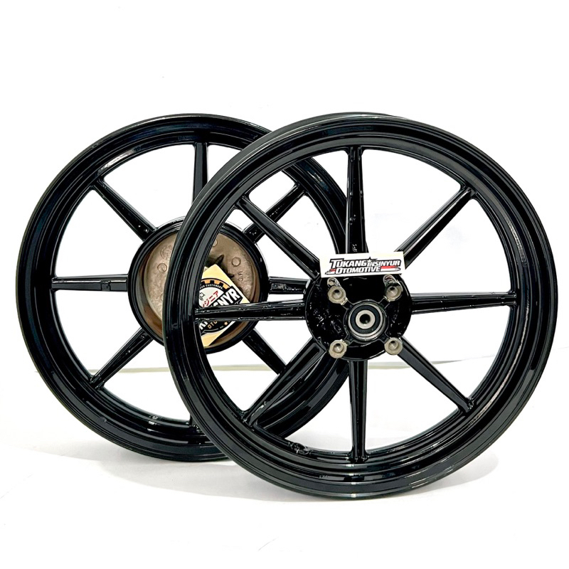 Velg VRossi Comet Palang 8 Model RCB Sp811 Yamaha All Mio Karbu Smile Sporty Fino Mio J - HITAM