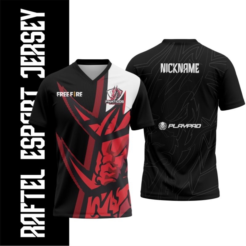 Jersey Gaming Custom FF, Pubg dan Mobile Legend