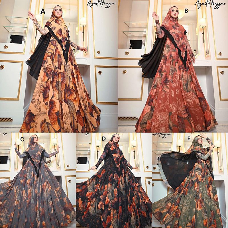 GAMIS SYAR'I BRANDED SENJA SERIES BY AGOEST HANGGONO