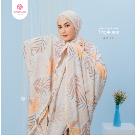 Mukena Dewasa Travel Jumbo Resleting Motif Tropicana - Arrasy69 - ,mukena warna pink ,harga mukena d