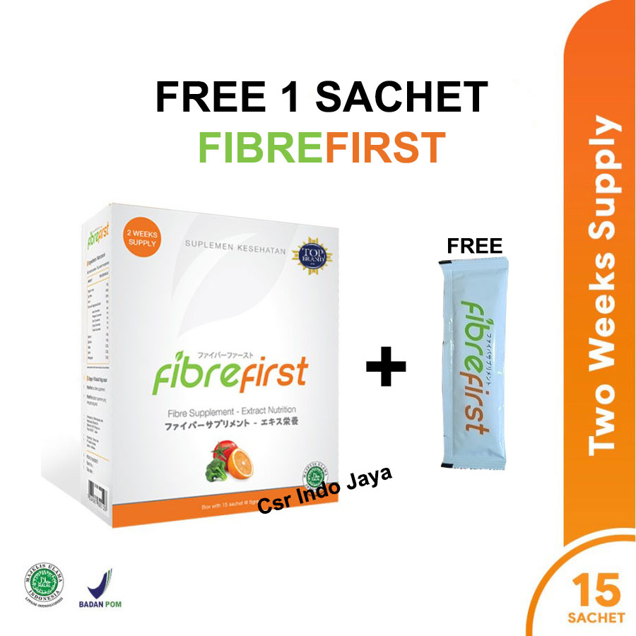 Fibre first 15 Sachet Original - Free 1 Sachet FiberFirst