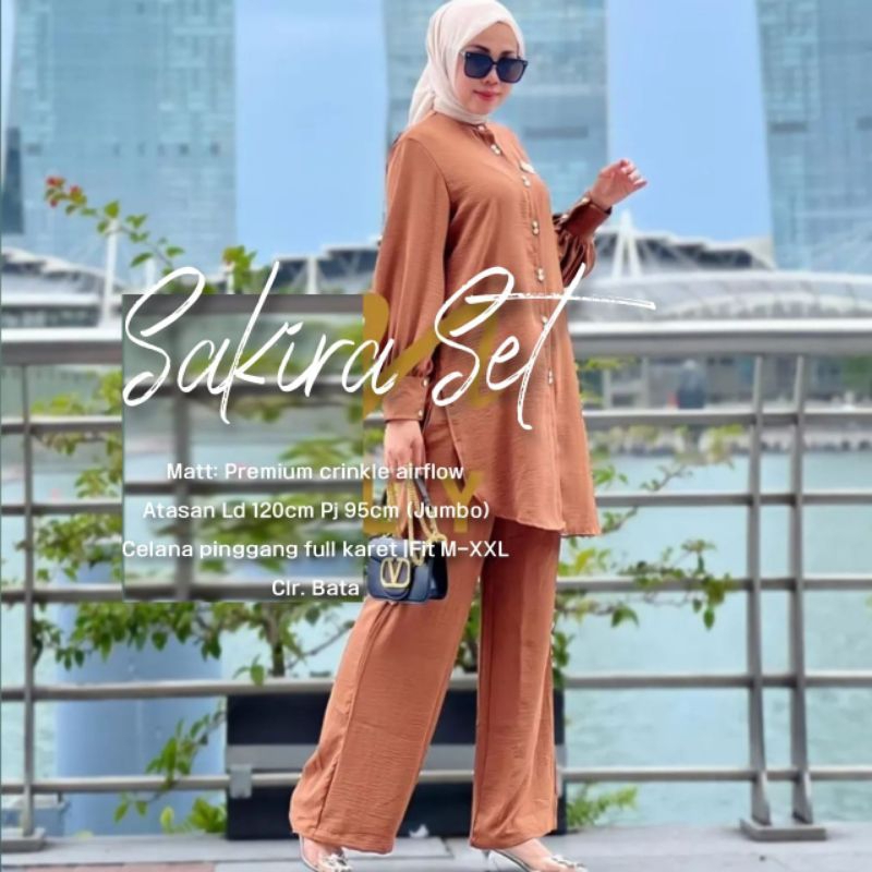 SAKIRA SETELAN JUMBO LD 120 cm BAJU WANITA TERBARU