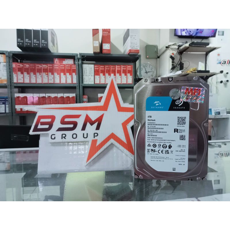 Hardisk Seagate Skyhawk 4TB MFI Resmi