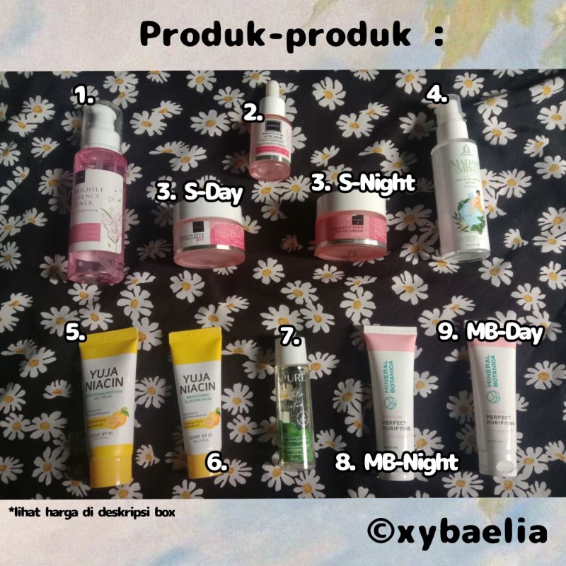 Preloved Skincare SOME BY MI, Scarlett, N'Pure, Madam Gie, Mineral Botanica