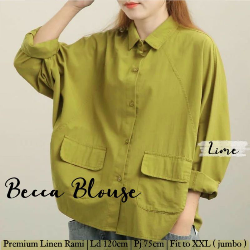 BECCA BLOUSE WANITA TERBARU