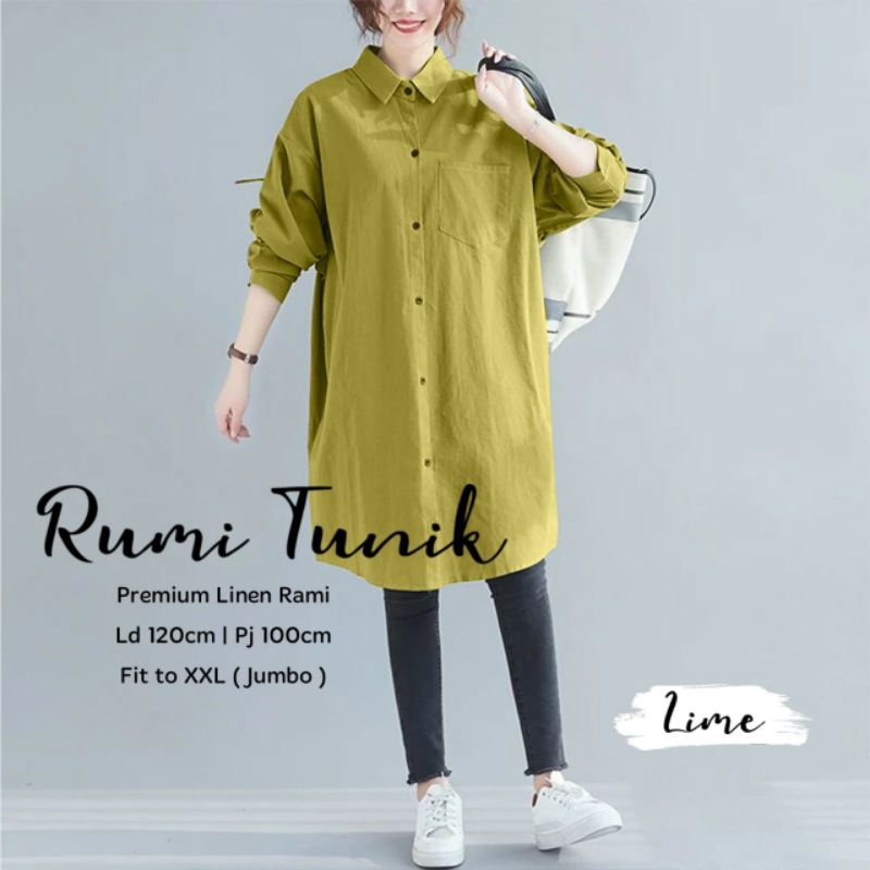 RUMI TUNIK JUMBO LD 120 cm TERBARU