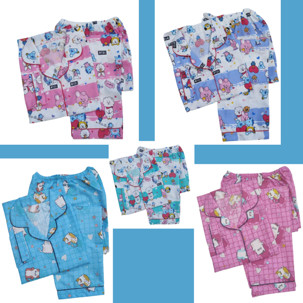 Ciahaw-Piyama PP Anak Tanggung //Remaja  Motip Terbaru Usia 12-18 Tahun Kualitas Terbaik