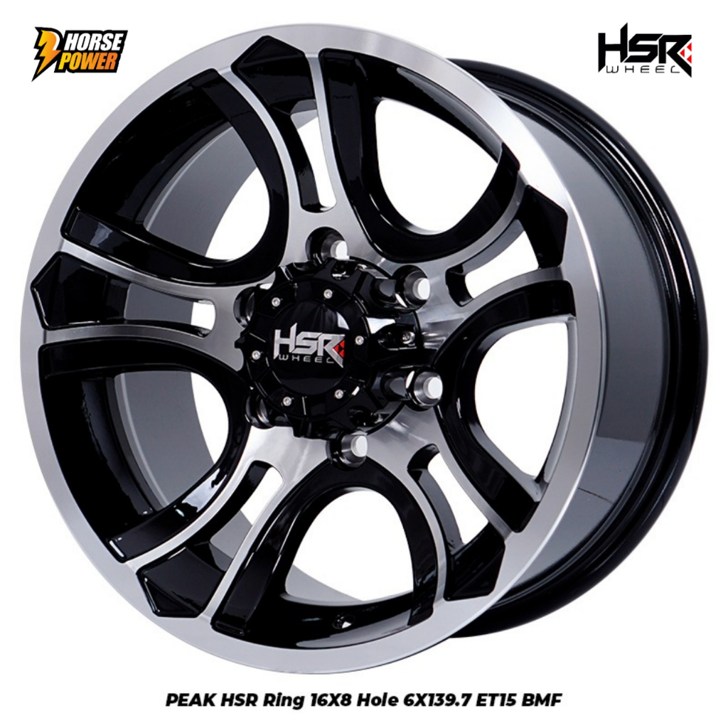 Velg R16 Lebar 8 Inch - Hsr Peak Ring 16