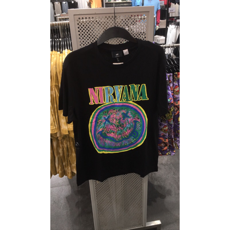 TSHIRT H&M NIRVANA original store jastip