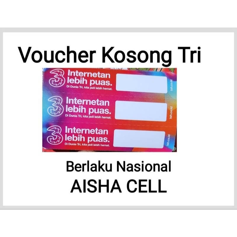 Voucher Kosong Tri