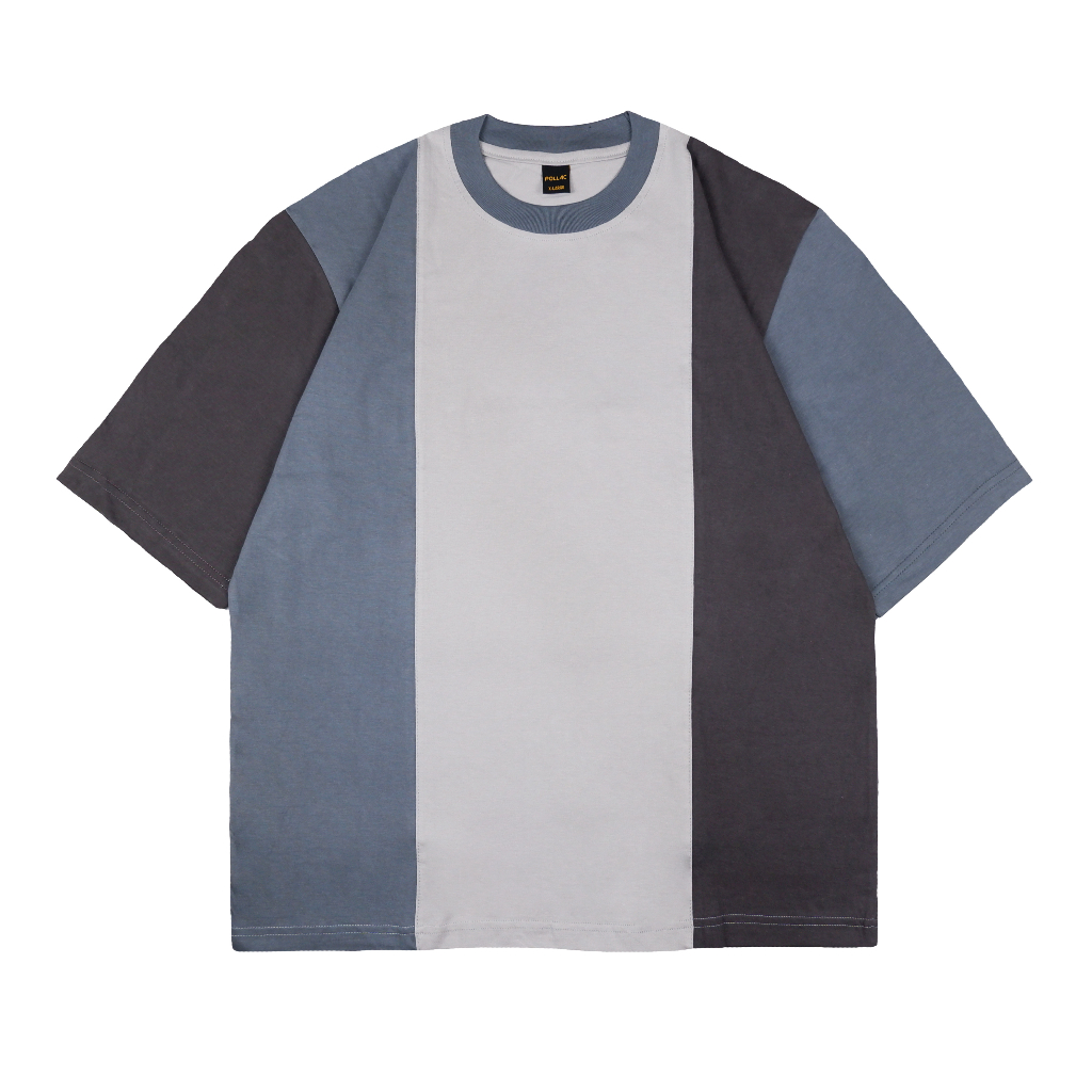 Kaos Oversize Kombinasi Pria dan Wanita l Pollac T-shirt Oversized Unisex