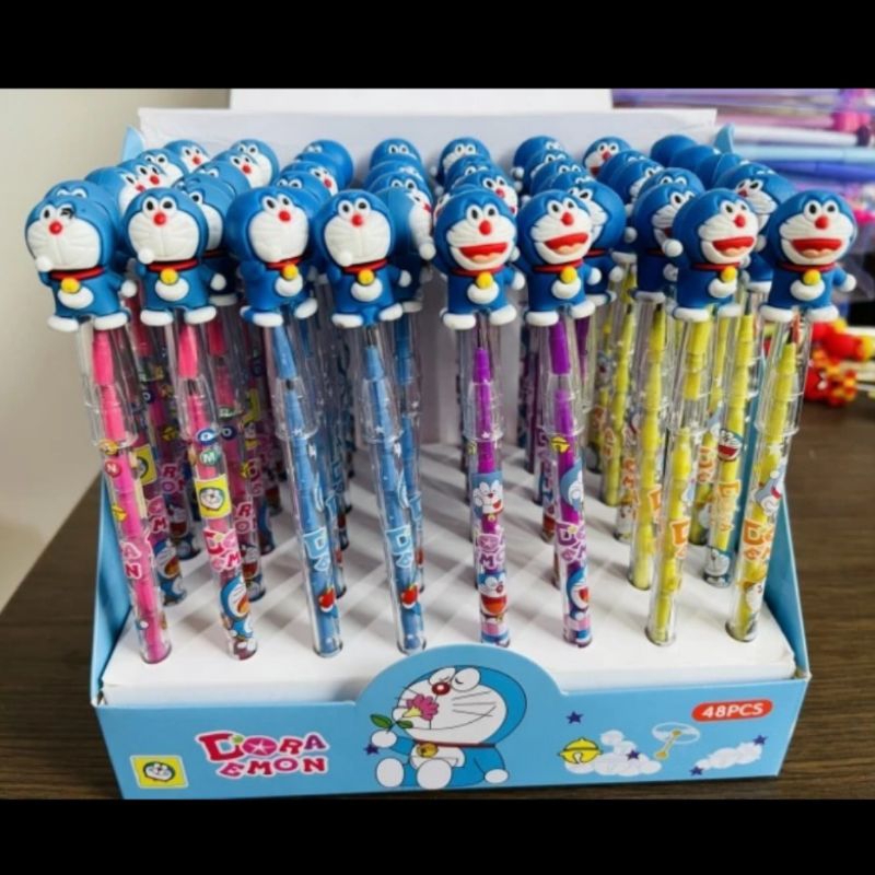 

Pensil cabut doraemon (1 pcs) / pensil susun sambung doraemon kepala karet per pcs