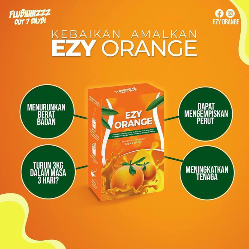 MINUMAN DIET EZY ORANGE DETOX