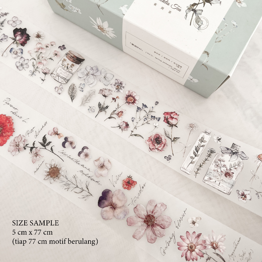 

[SAMPLE] Freckles Tea Pet Tape Flower / Flower Pet Tape / Freckles Tea