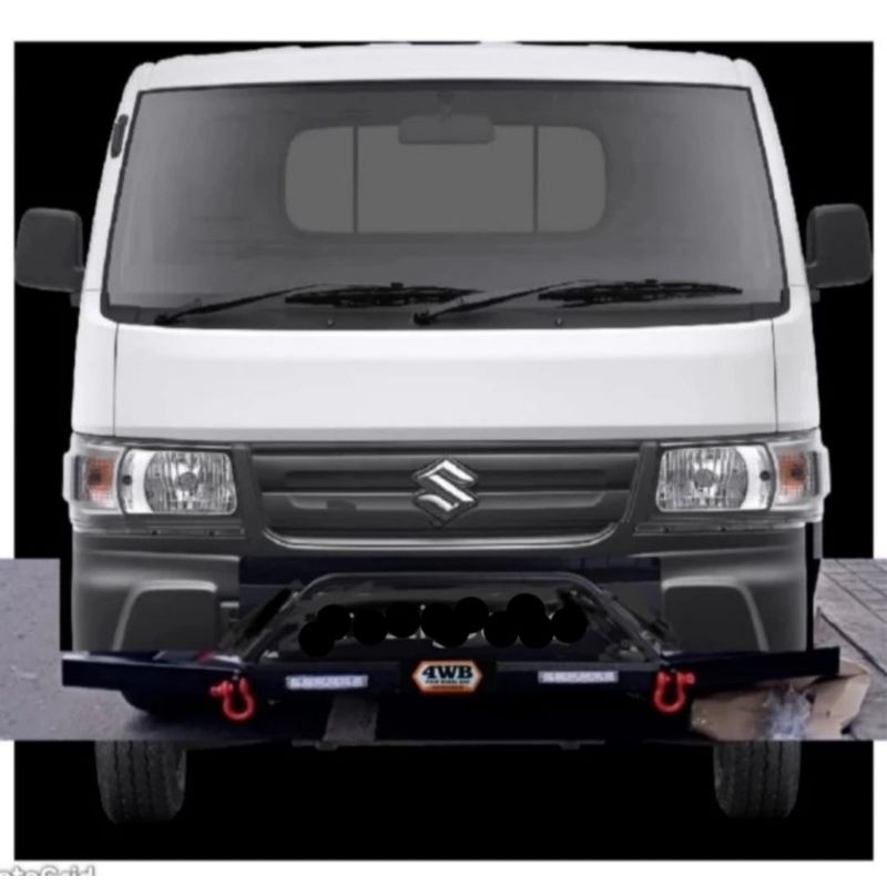 Tanduk Depan LED 4Wb Suzuki NEW Carry 2022 Pengamam Bemper Depan