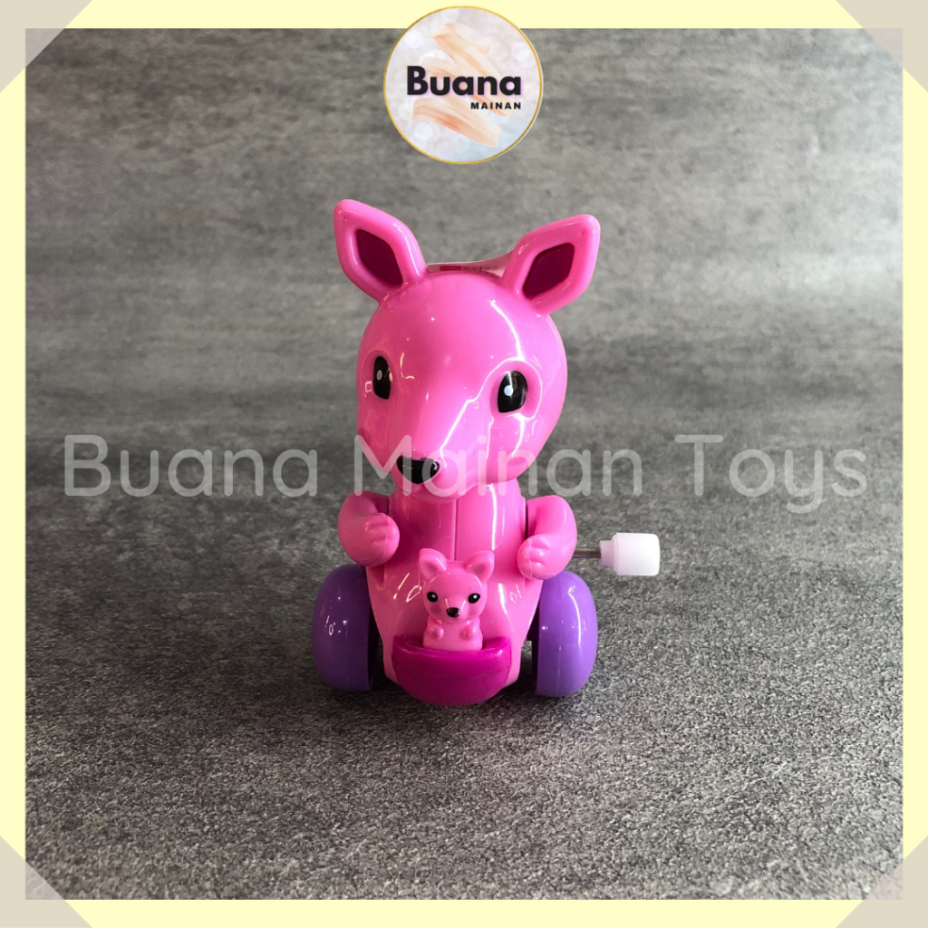 MAINAN KECIL FUNNY CUTE ANIMAL KANGAROO ANAK BALITA EDUKASI HEWAN KANGURU LUCU IMUT 6224