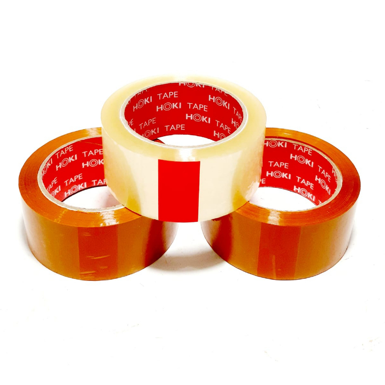 

HARGA PER KARTON 72PCS LAKBAN TAPE HOKI / PLUTO COKLAT DAN BENING 2"inch X 45mm X 100yard