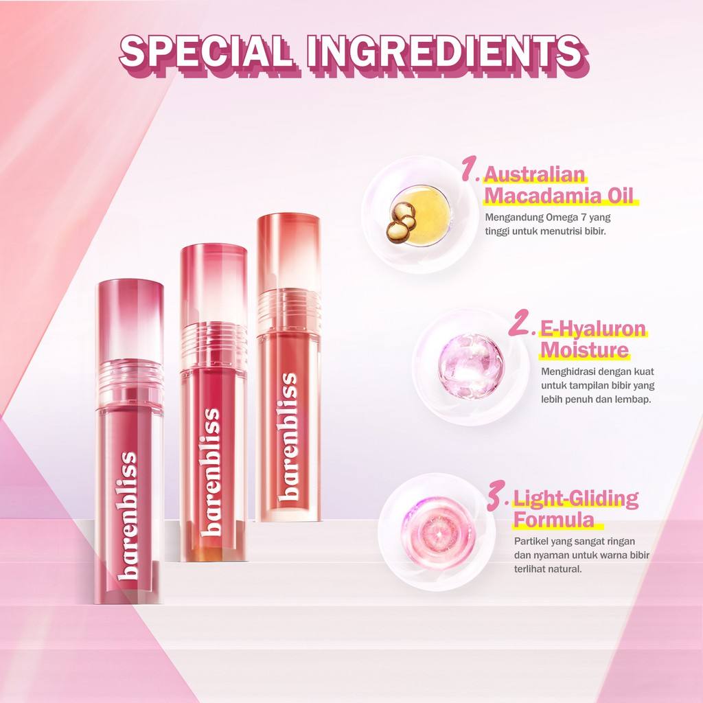 BNB BARENBLISS LIP CREAM Berry Makes Comfort - TERDAFTAR BPOM - LIP CREAM BNB MURAH